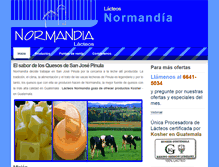 Tablet Screenshot of lacteosnormandia.com